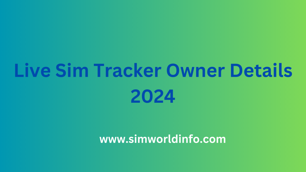 Live Sim Tracker